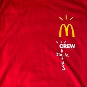 Negotiable!! Travis Scott McDonald's Crew Shirt